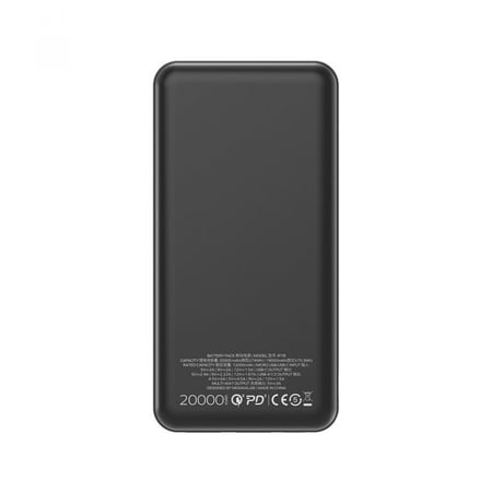شاحن متنقل موماكس اي بور 20000 بتقنية PD أسود