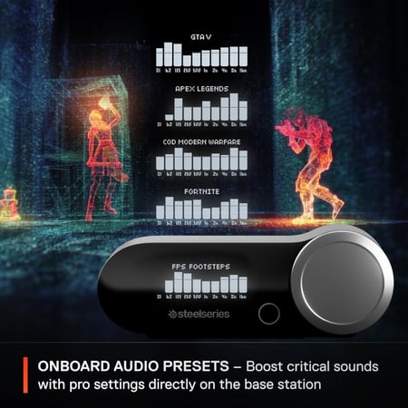 سماعة ستيل سيريس اصدار  Arctis Nova Pro P أسود اللاسلكية