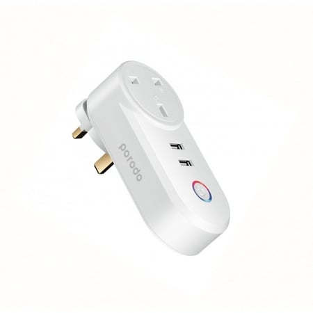 Smart Wifi Plug with Dual USB Charge Porodo