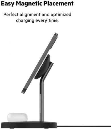 BOOST CHARGE PRO 2 in 1 Wireless Charger Stand with MagSafe 15W