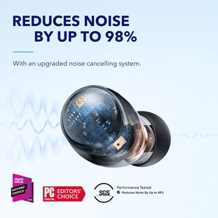 soundcore by Anker Space A40 Adaptive Active Noise Cancelling Wireless