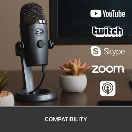 Logitech Blue Yeti Nano Premium USB Microphone