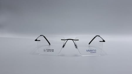 نظارة طبية بدون إطار (رملس) اللون اسود رقم الموديل 8811BLACK