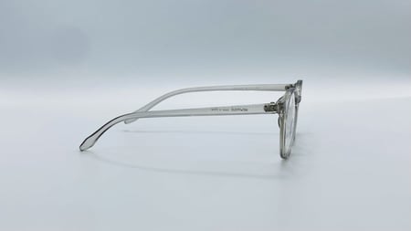 نظاره طبية دائرية من البلاستيك اللون شفاف أبيض رقم الموديل 20359C1