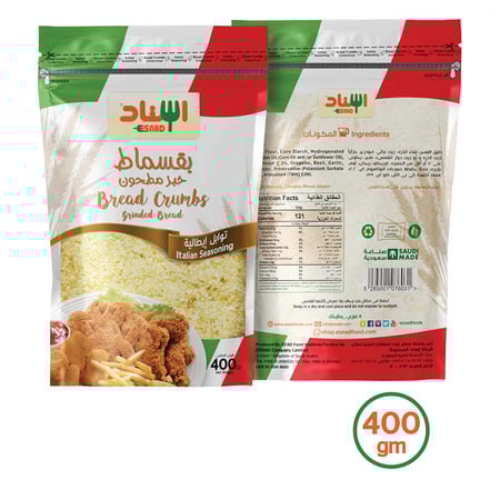 Bread Crumbs Italian Seasoning 400g -خبز مطحون توبل إيطالية