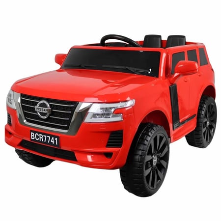 سيارة أطفال كهربائية جيب نيسان باترول تحكم من الجوال مناسبة لعمر 2 - 7