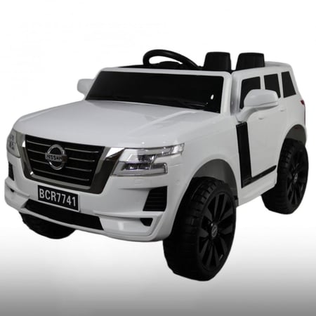 سيارة أطفال كهربائية جيب نيسان باترول تحكم من الجوال مناسبة لعمر 2 - 7