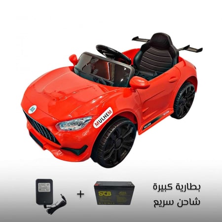 سيارة أطفال كهربائية رياضية بمحركين معا أبواب قابلة للفتح