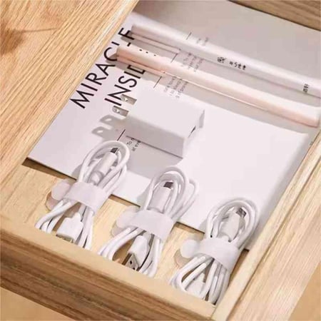 منظم كابلات بقطعة واحدة من هوك ولوب