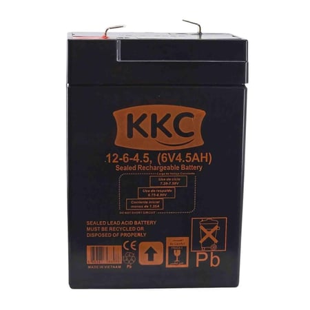 بطارية 6 فولت 4 ونص امبير من شركة KKC