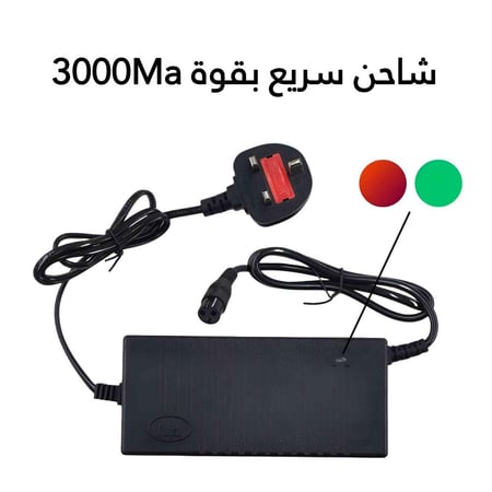 شاحن سكوتر كهربائي 60v