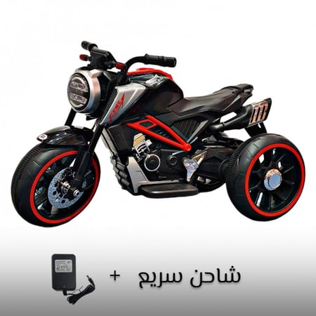 دباب أطفال كهربائي بمحركين مناسب لعمر 3 - 7 سنوات + شاحن سريع