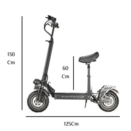 سكوتر الوحش 48 فولت بكرسي 1200W موديل 2024