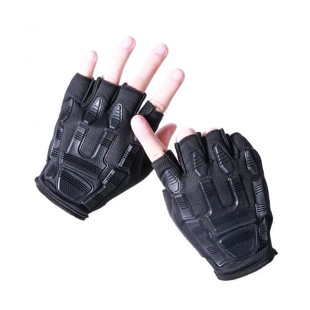 قفاز رياضي بفتاحت أصابع من الربل والقماش المدبب