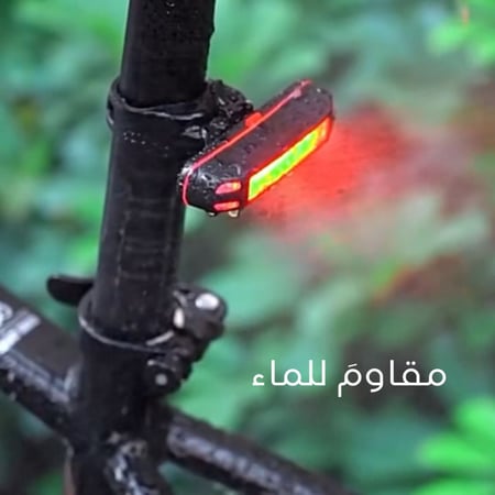 مؤشر تحذير LED عالي الوضوح للدراجات الهوائية والسكوترات الكهربائية