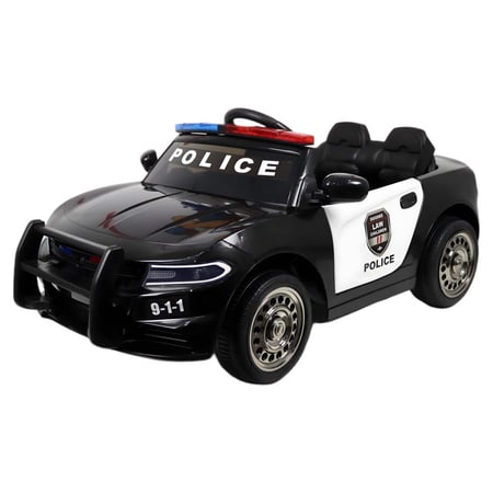 سيارة أطفال كهربائية شرطة دودج تشالنجر 12v مناسبة من عمر 2 إلى 5 سنوات