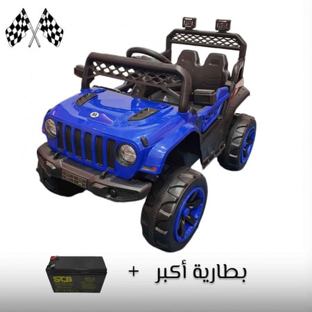 سسيارة أطفال كهربائية - تصيارة أطفال كهربائية - تصميم جيب رياضي راكبين