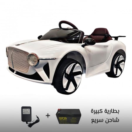 سيارة كهربائية للاطفال رياضية بطارية كبيرة وشاحن سريع