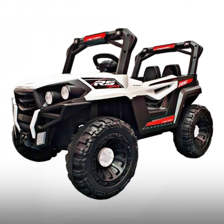 سيارة أطفال كهربائية جيب سبورت بمحركين مناسبة لعمر 2 - 6 سنوات