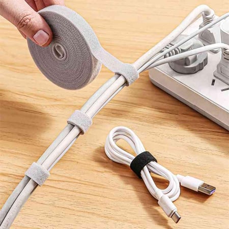 لفة قابلة لإعادة الاستخدام أشرطة الكابلات