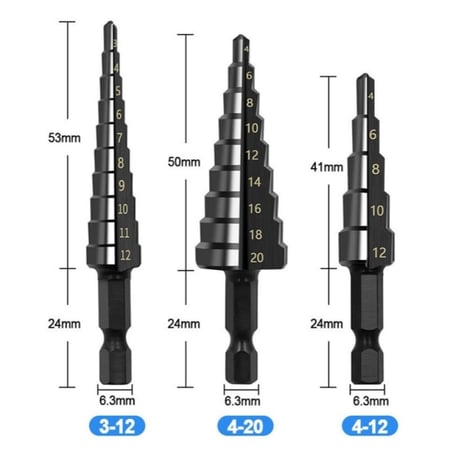 طقم مثاقيب حلزونية