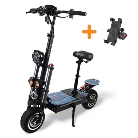 سكوتر الوحش بمحركين 60v 6000w سرعة 100km