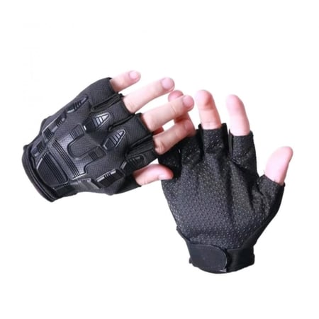 قفاز رياضي بفتاحت أصابع من الربل والقماش المدبب