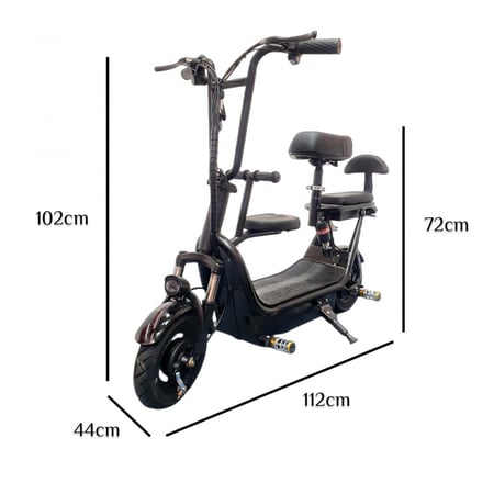 سكوتر هارلي كهربائي ميني  48 فولت 350W موديل جديد