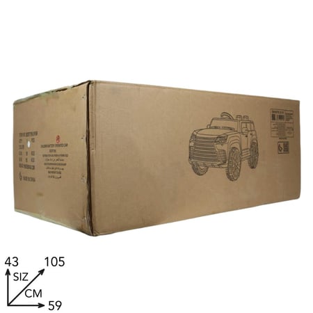 صندوق سيارة الأطفال الكهربائية جيب لكزس