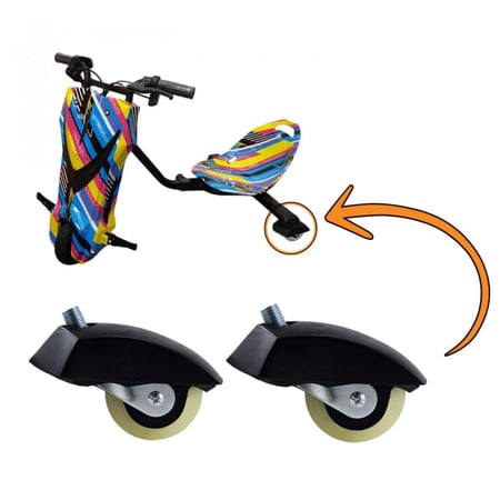 قاعدة خلفية معا كفر مضيء LED لسكوتر درفت وسكوتر كريزي كار