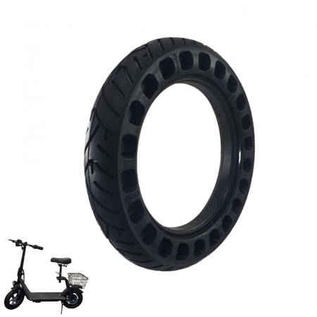 كفر صلب حجري مقاس 12 أنش لسكوتر كهربائي بسلة