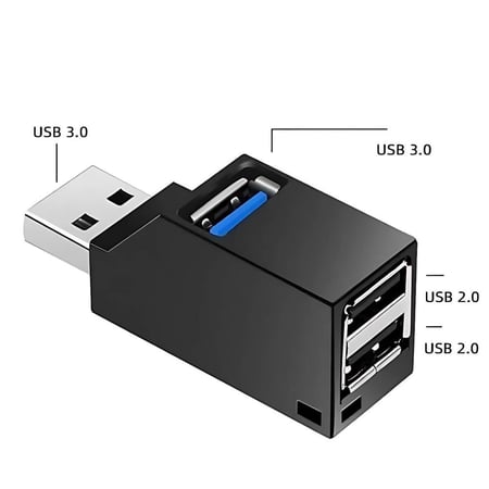 وصلة توسعة منفذ USB إلى ثلاث منافذ USB متعددة الوضائف للكمبيوتر