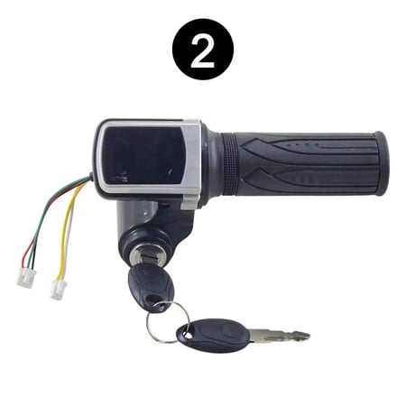 مقبض دواسة الوقود مع شاشة عرض