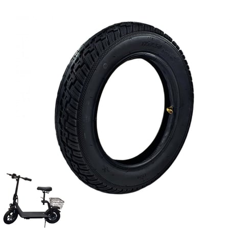 كفر مع لاستيك للسكوتر الكهربائي برو بسلة مقاس 12 انش