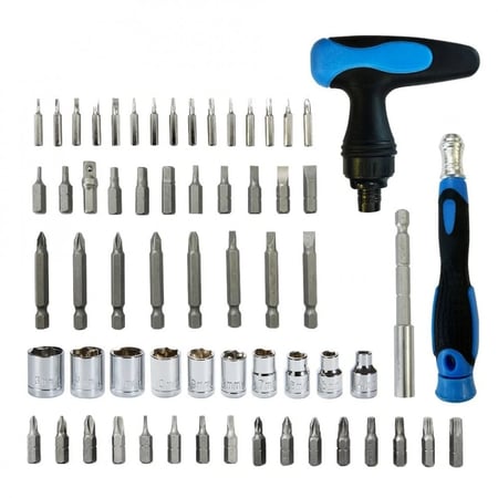 شنطة عدة متكاملة تتكون من 63 قطعة بعلبة