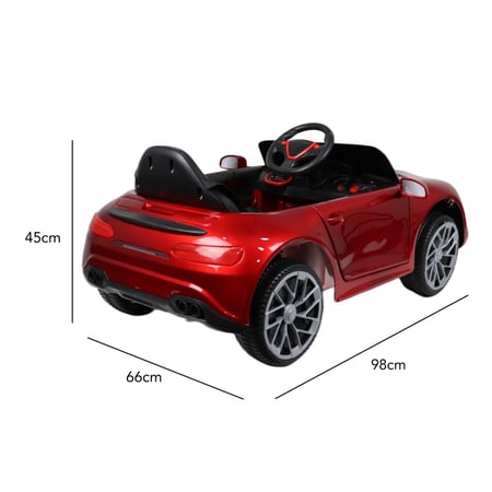 حجم سيارة أطفال كهربائية مرسيدس