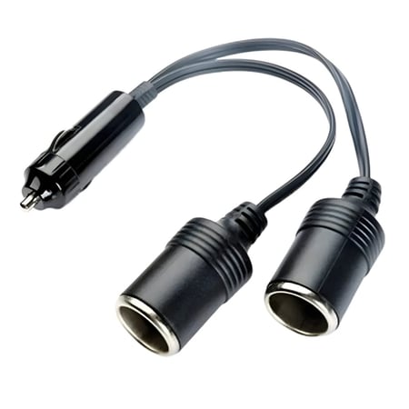 محول مخرج ولاعة السيارة إلى مخرجين 12v-24v