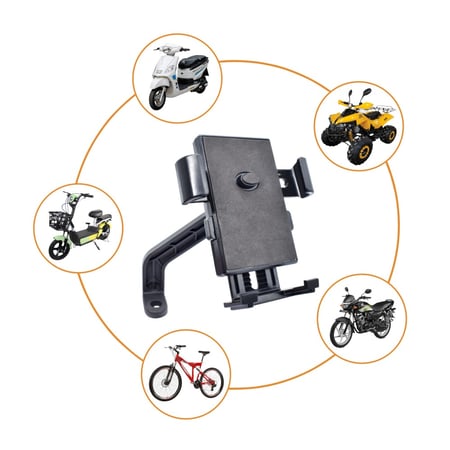 حامل للجوال للدراجات النارية والهوائية والسكوترات الكهربائي وغيرها