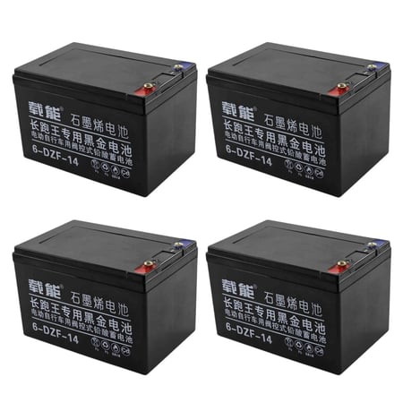 بطارية الدراجة الكهربائية 48v أربع بطاريات 12v 12a