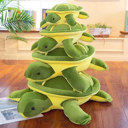 دمية محشوه على شكل سلحفاة