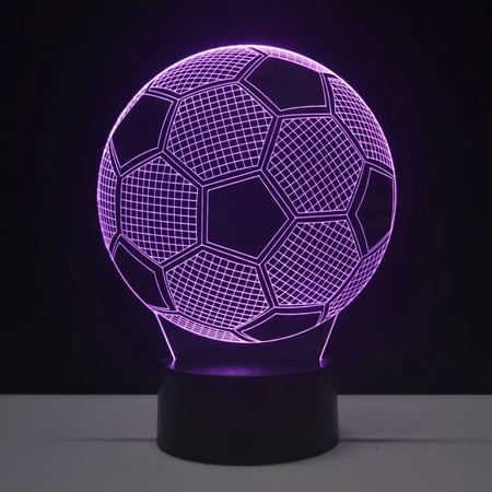 مصباح إضائة ثلاثي الأبعاد بتصميم كرة