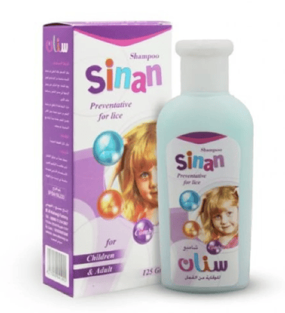 شامبو سنان للوقاية من القمل - 125 مل Sinan Anti Lice Shampoo 125 Ml