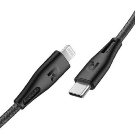 راف باور كيبل تايب سي ايفون 1 متر اسود - دليل كوم اختيارك نحو التميز