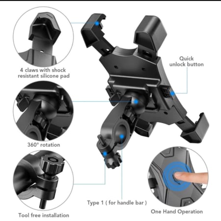 حامل جوال للدراجة 360 درجة - دليل كوم اختيارك نحو التميز