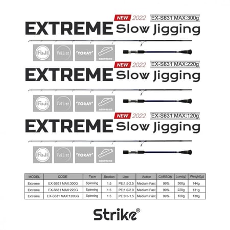 قصبة Extreme Slow Jigging