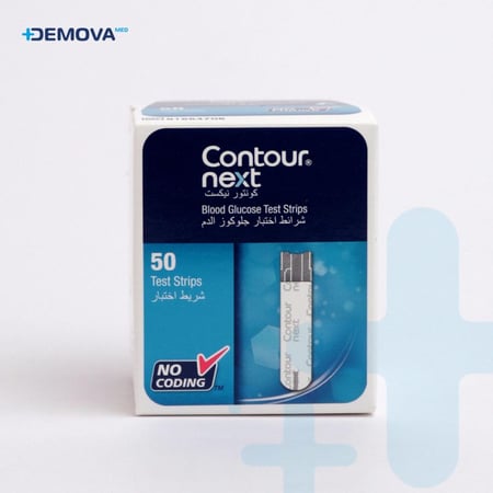 شرايط سكر كونتور نكست Contour Next Blood Glucose Test strip 50 Strips