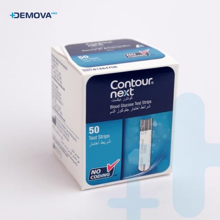 شرايط سكر كونتور نكست Contour Next Blood Glucose Test strip 50 Strips