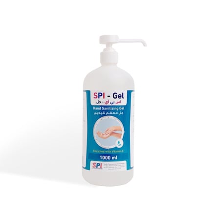 جل معقم spi لليدين يحتوي على 70٪ كحول الإيثانول1000مل