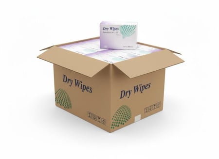 كرتون مناديل جافة دراي ويبس 24 علبة داخل الكرتون – Dry Wipes