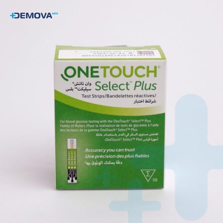شرائط تحليل السكر فى الدم لجهاز وان تاتش سيليكت بلس 50 شريط